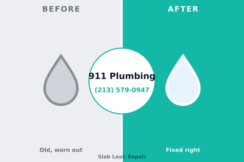 Before and after: plumbing repair Birmingham, AL